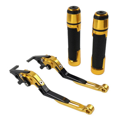 Gold Extendable Brake Clutch Levers Grip Set for Honda ADV150 (2019-2020)