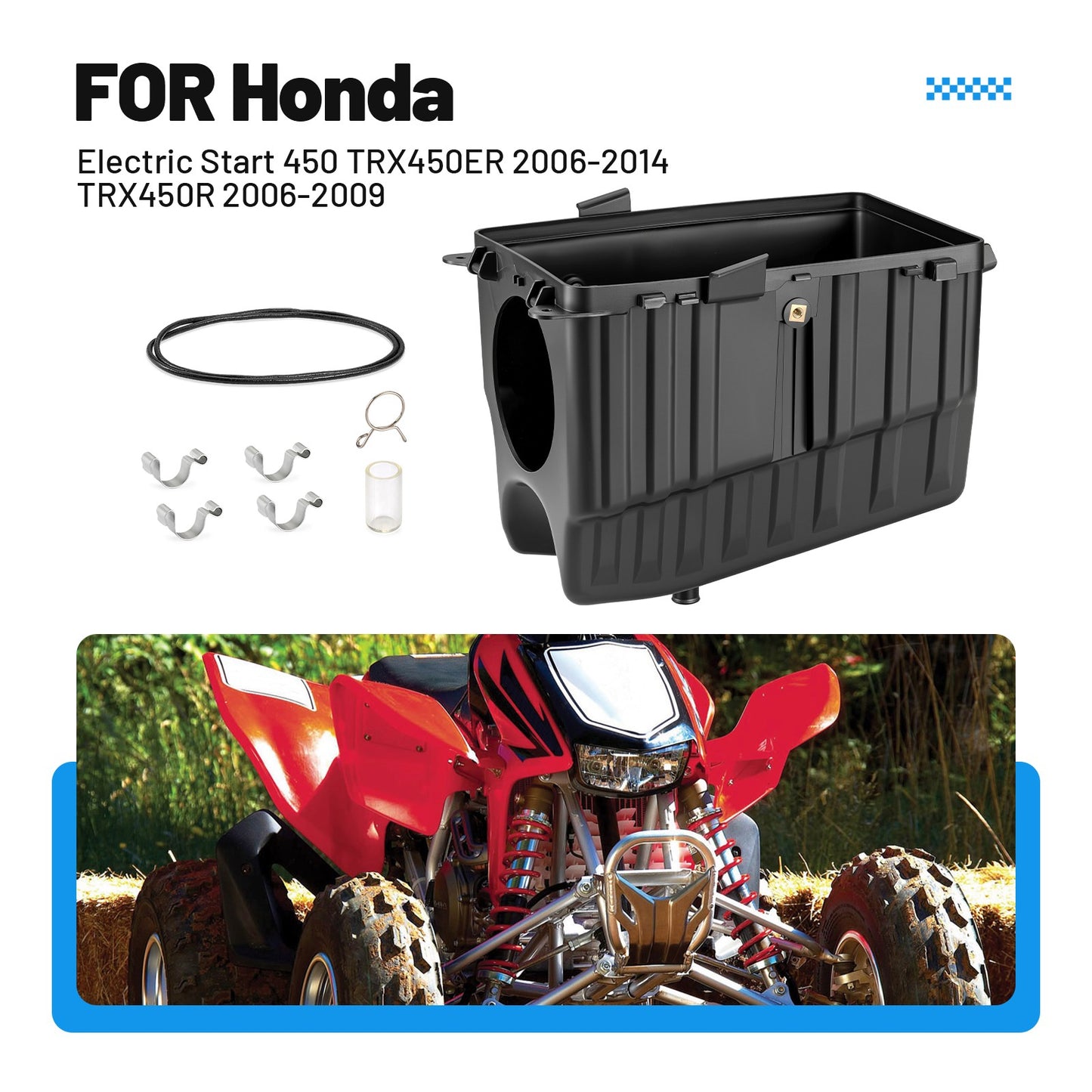 Air Box Housing Set for Honda TRX450R (2006–2009)