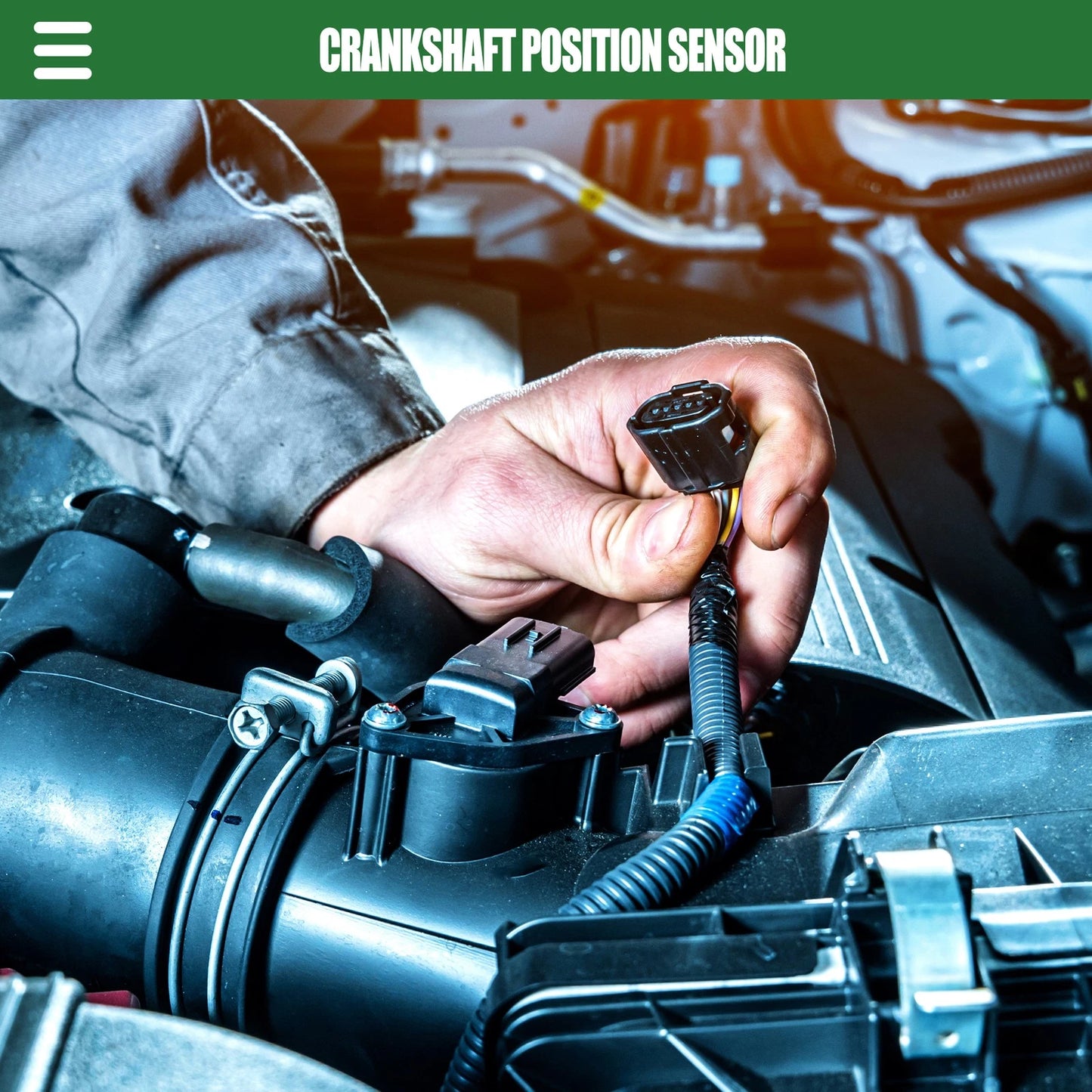 Crankshaft Position Sensor for Honda (2010–2015)