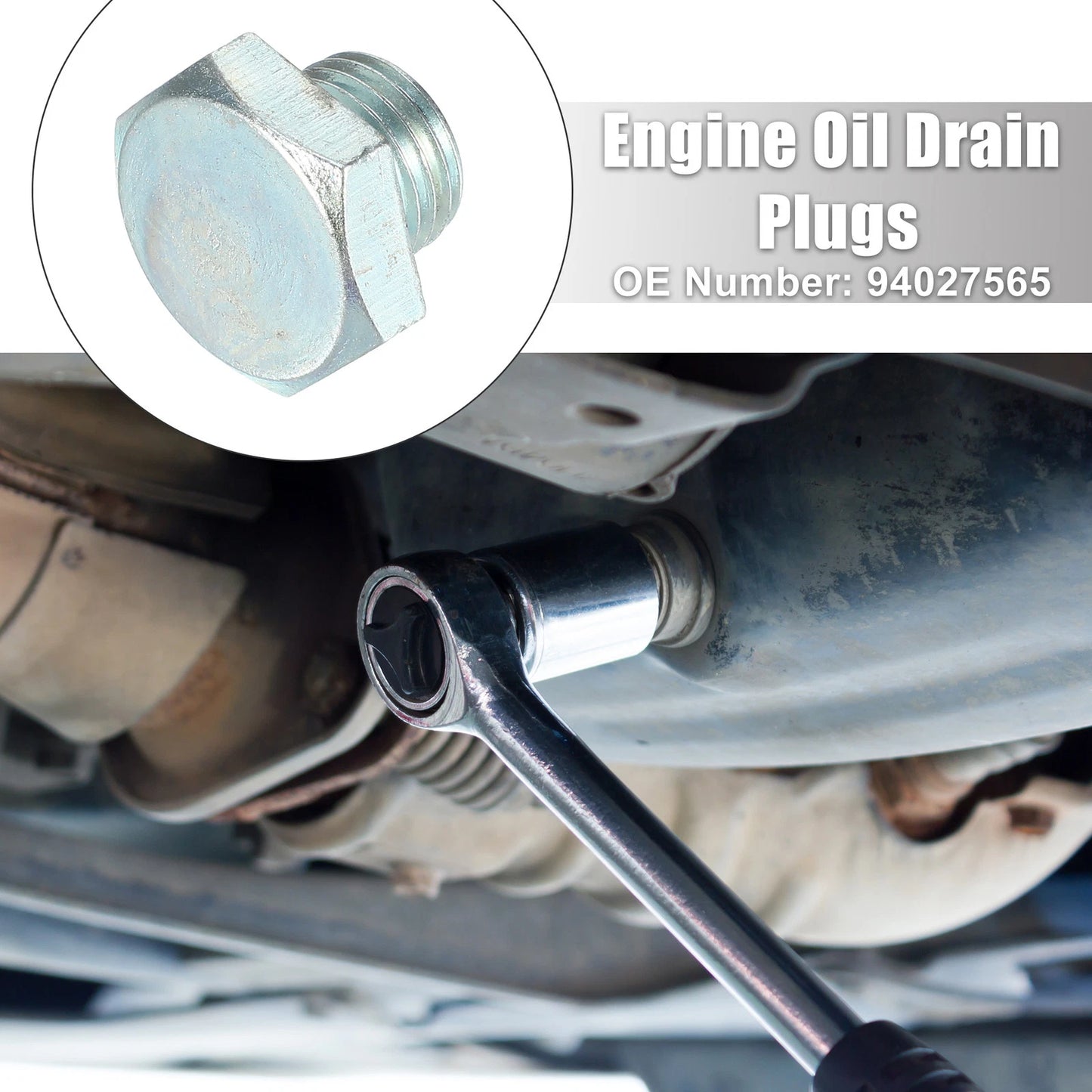 Set of 4 M14x1.5 Oil Drain Plugs with Washer 94027565 for Buick
