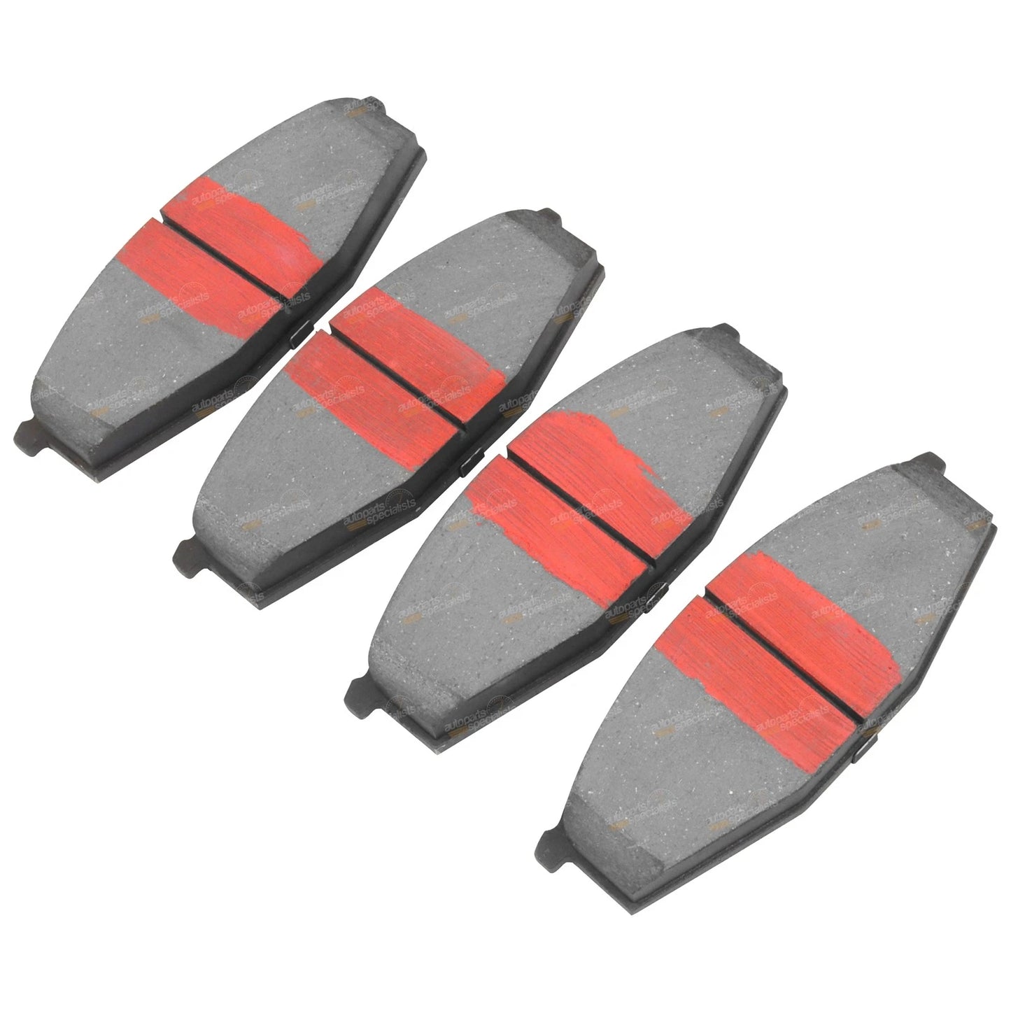 Set of 4 Ceramic Disc Brake Pads for Nissan Patrol G60 GQ MQ (1971–1999)