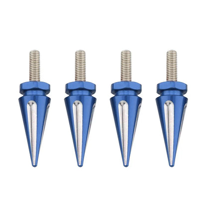 4 x Windscreen Screw Bolts Blue Spike for Harley Touring Road Glide (1998-2025)