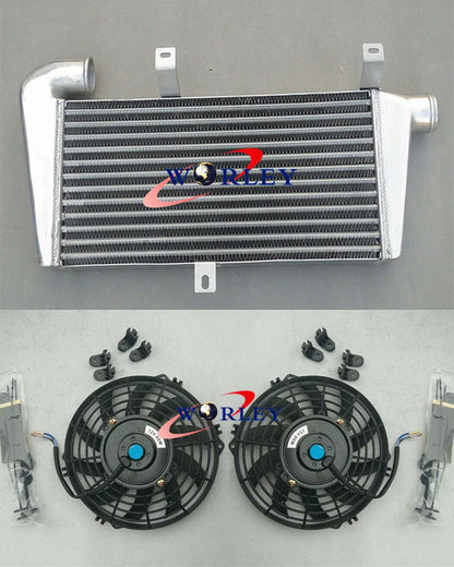 Universal 60mm Aluminum FMIC Turbo Intercooler Core 465x250x52mm + Fans