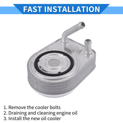 Engine Oil Cooler with Seals for Hyundai Tucson Kona (2016–2023) No. 264102B740