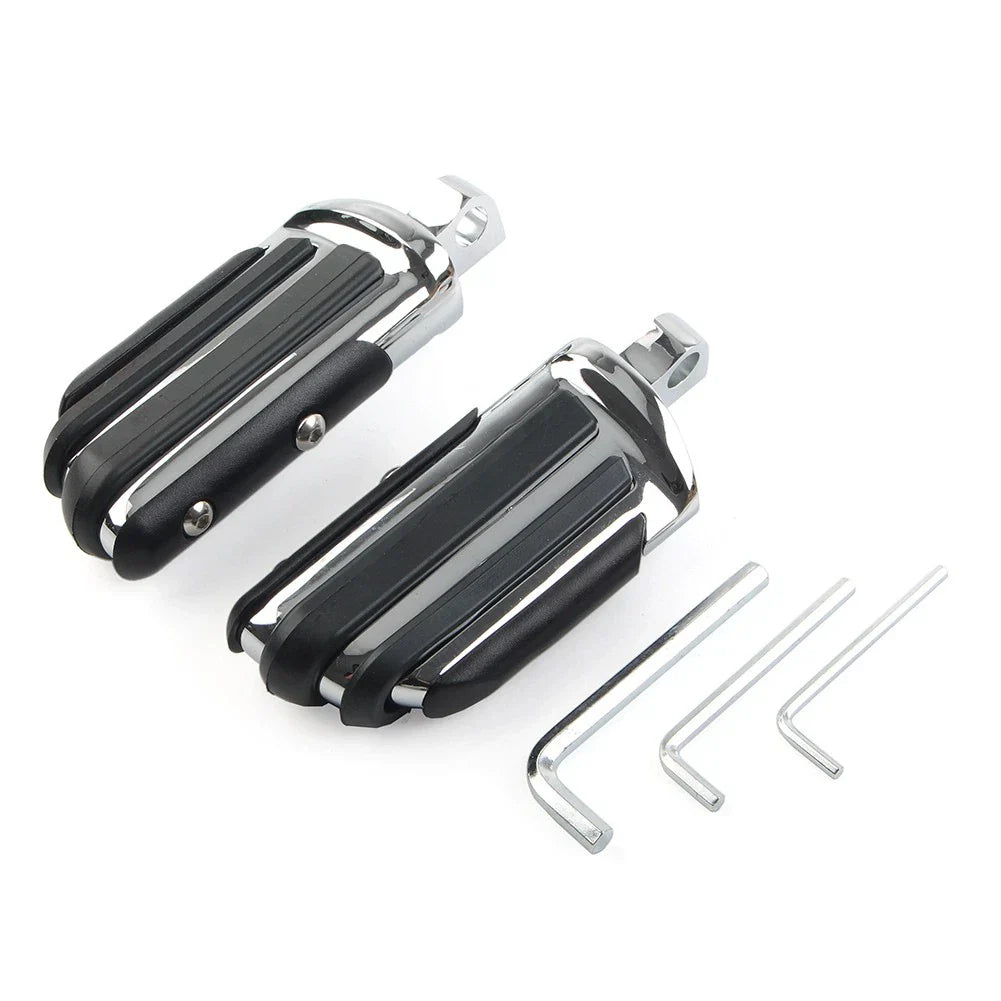 Male Foot Pegs 32mm 1.25" for Harley Iron XL 883 1200 Dyna (2004-2023)