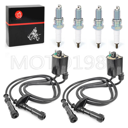 Ignition Coil Spark Plug with Cap for Honda Shadow Aero 750 (2005–2019)