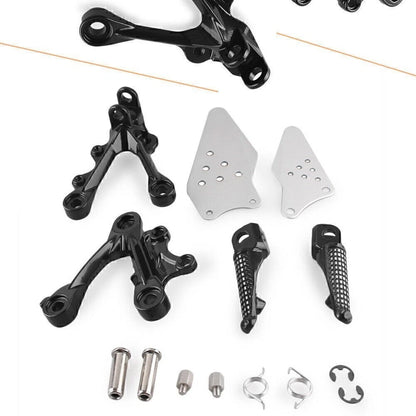 Footpegs Footrests Brackets for Kawasaki Ninja ZX6R (2009–2011)