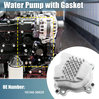 Electric Engine Water Pump 161A0-39025 for Toyota Camry Hybrid (2012–2017)
