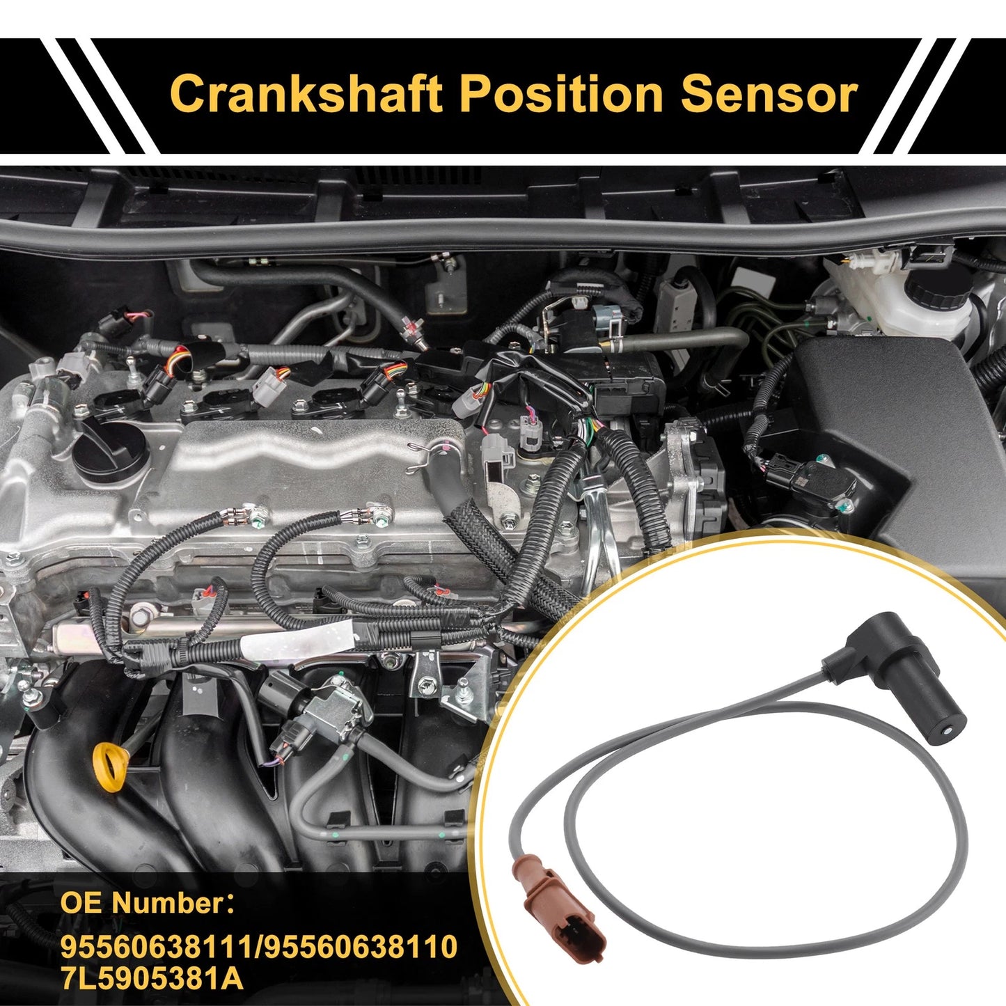 Crankshaft Position Sensor No. 95560638111 for Porsche Cayenne S (2007–2010)