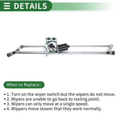 Windshield Wiper Motor Linkage Assembly for Dodge Ram 2500 (2003-2009)