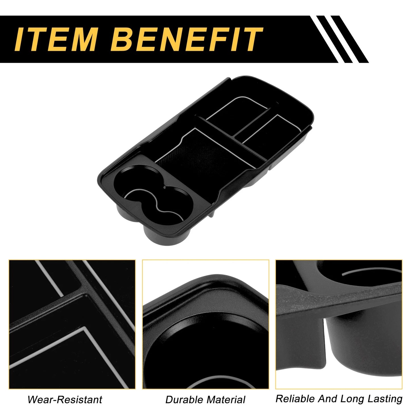 Center Console Armrest Organizer Tray for Kia EV6/GT/GT Line (2021–2025)