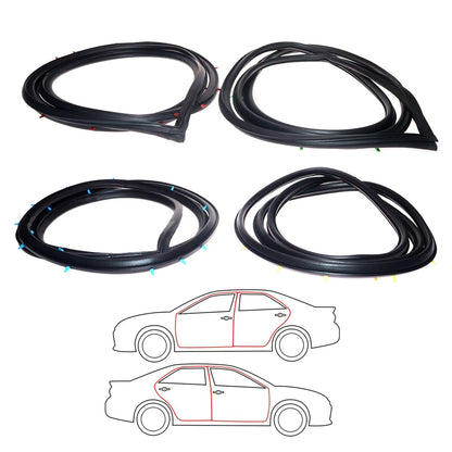 Weatherstrip Set for Datsun Sunny B310 120Y 130Y 140Y 150Y 210 (1977–1981)