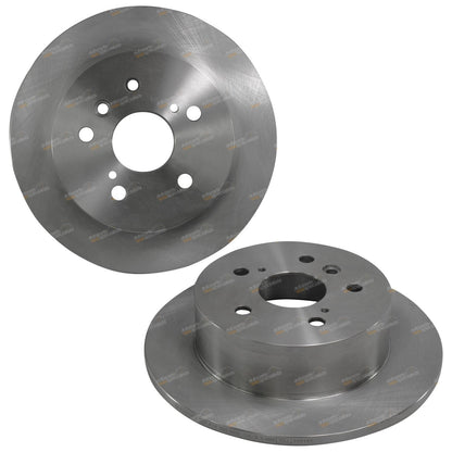2x Rear Disc Brake Rotors for Toyota Camry (2010–2017) FWD