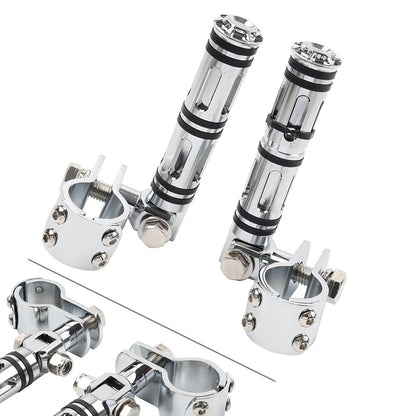 5.5" C Pullback Handlebar Riser Top Clamp for Harley Dyna Sportster XL1200