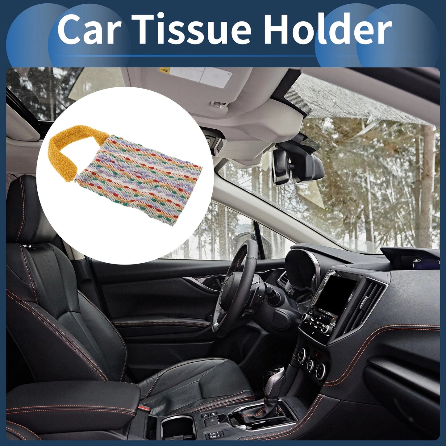 Tissue Holder for Car (10.24"x6.69"x1.18")