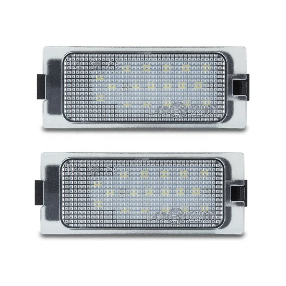 White LED License Plate Lights for Ford Edge, Escape, Mercury Mariner
