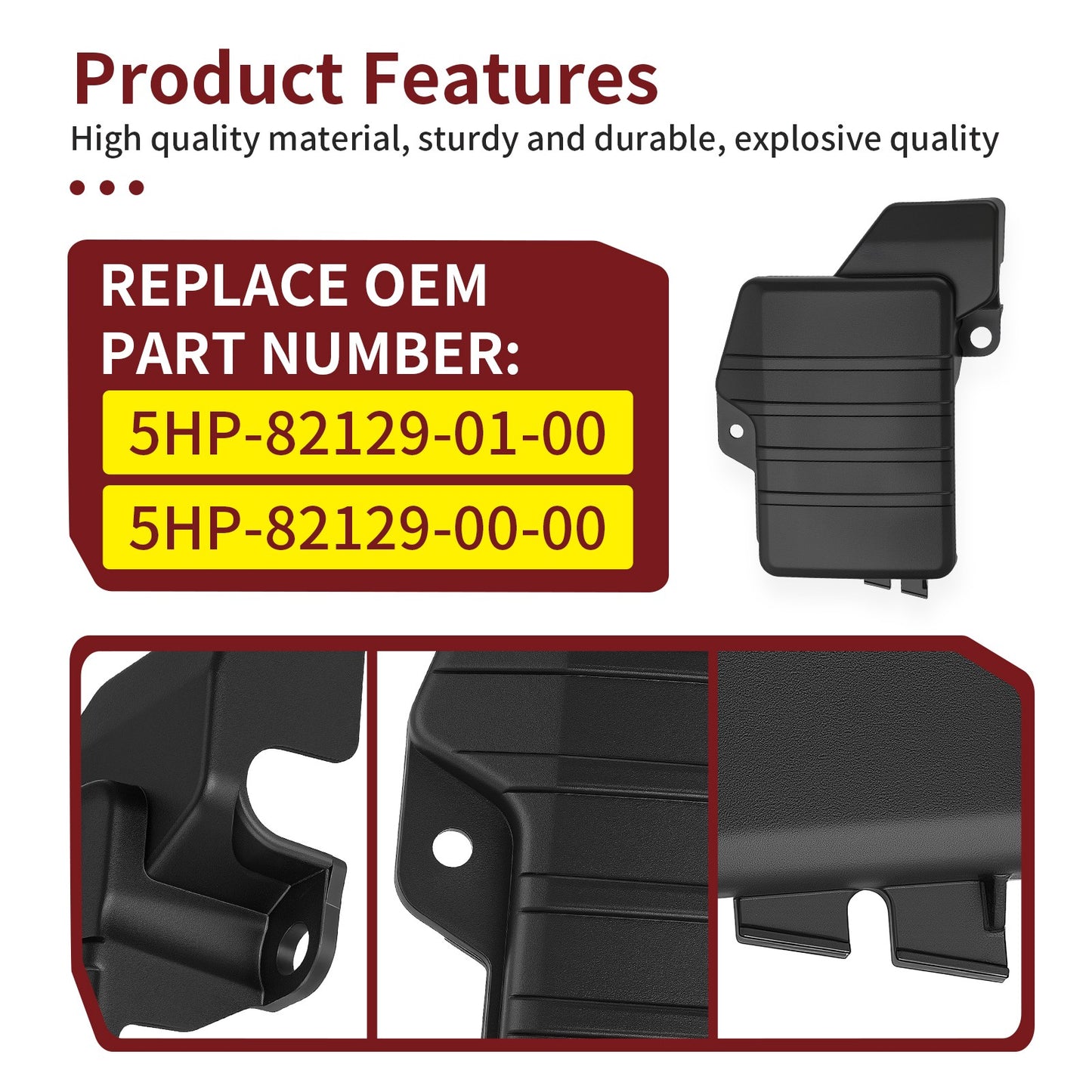 Battery Cover for Yamaha TTR125E TTR125LE (2003–2007)