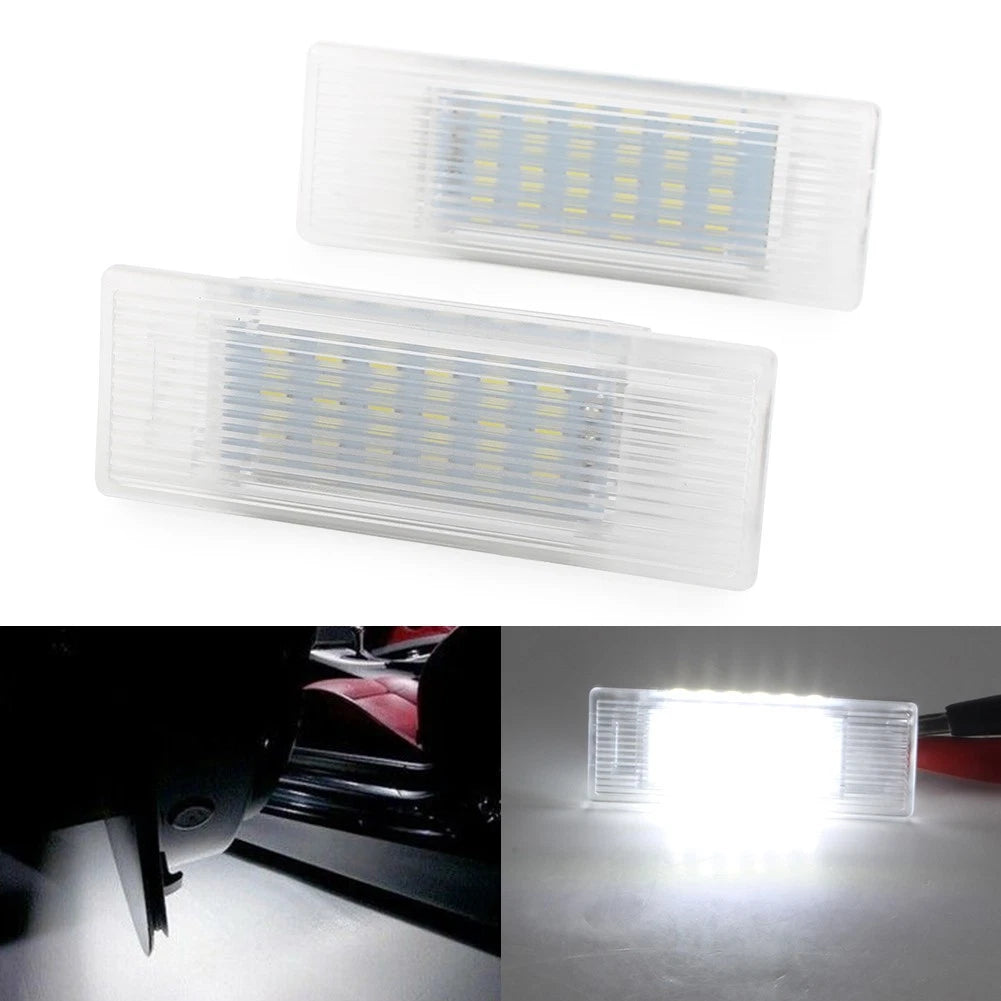 2X White LED Door Courtesy Footwell Light for BMW F20 F21 F30 F31 F32 F15 X5 X6