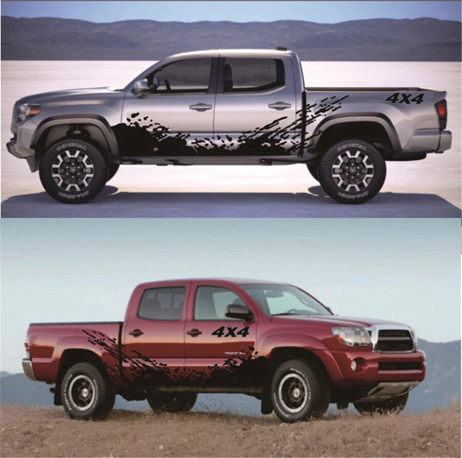 Universal 4x4 Side Body Decal Splash Graphic Vinyl Sticker for Car