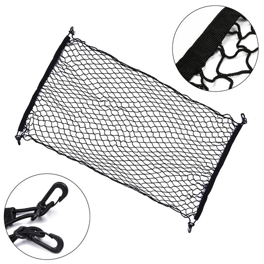1 Pc Rear Cargo Organizer Net Holder with 4 Hooks for Car/SUV