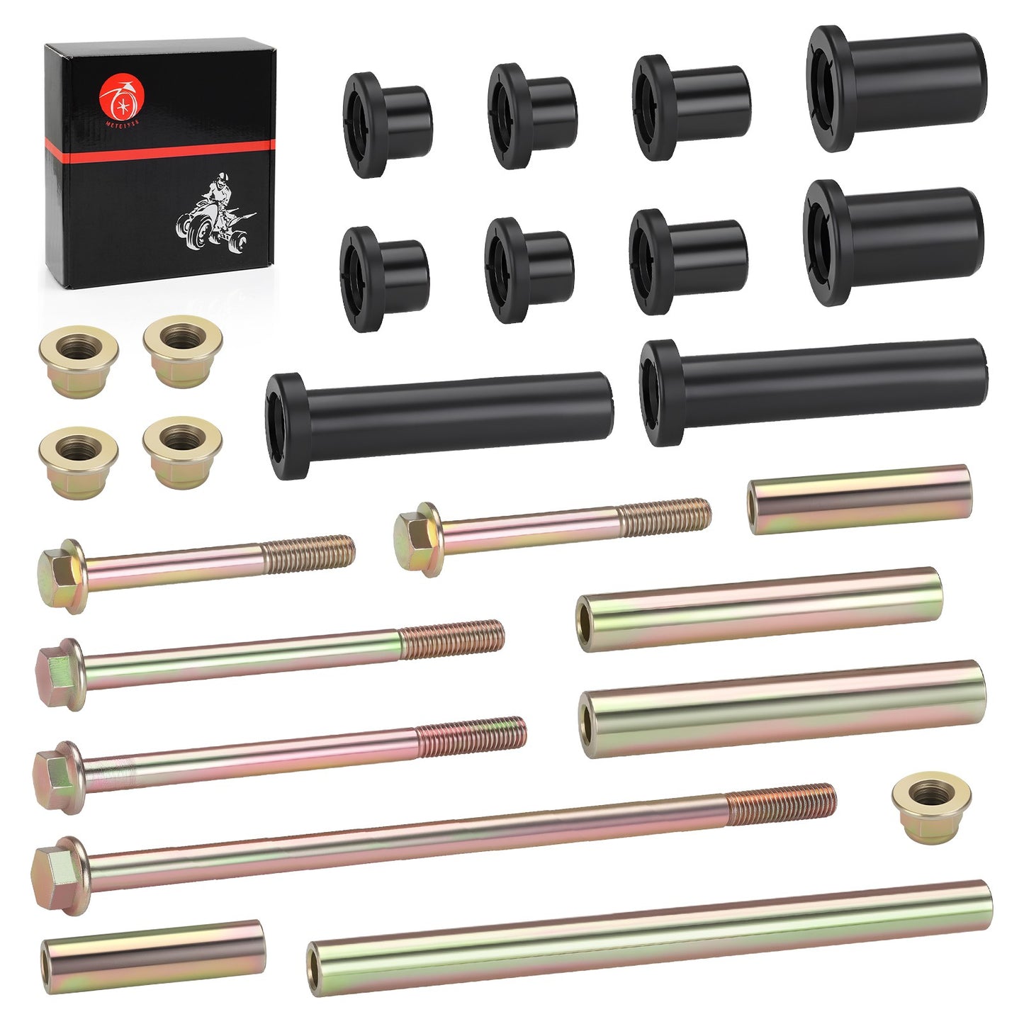 Rear A-Arm Bushing Bolt Shaft Kit for Polaris Scrambler 1000 (2014–2018)