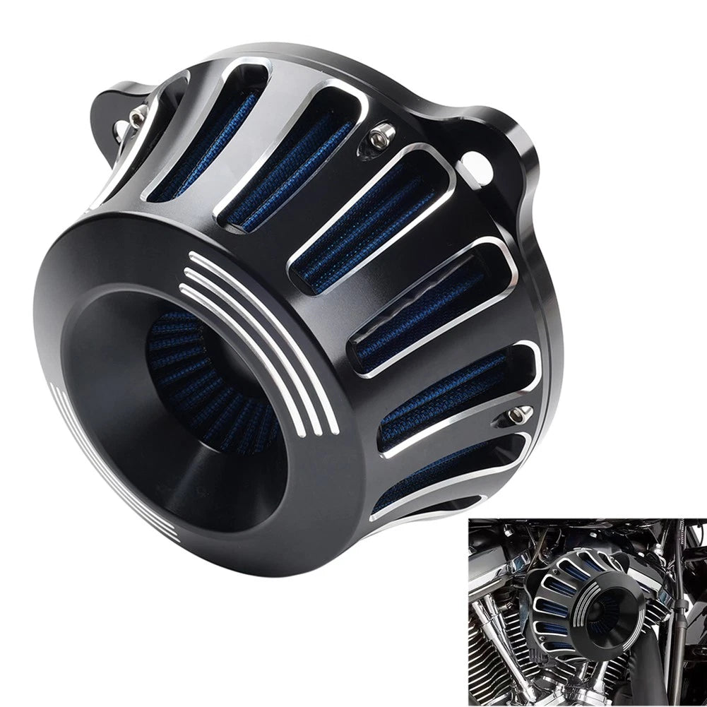 Chrome Air Cleaner Intake Filter Kit for Harley Sportster XL883 XL1200 (1991–Present)
