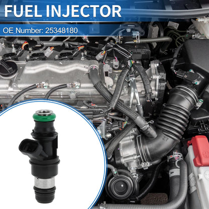 Fuel Injector No. 25348180 for GMC Sierra 1500 5.3L (1999–2006) 1 Pc Black