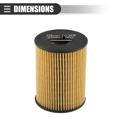 Engine Oil Filter & Gasket Set for Hyundai Sonata Sedan 4-Door (2020-2023)