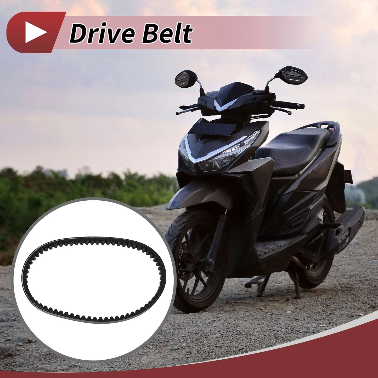 Drive Belt V-Belt for Honda 2 Stroke 50cc Engines Motorcycle (2000-2023)