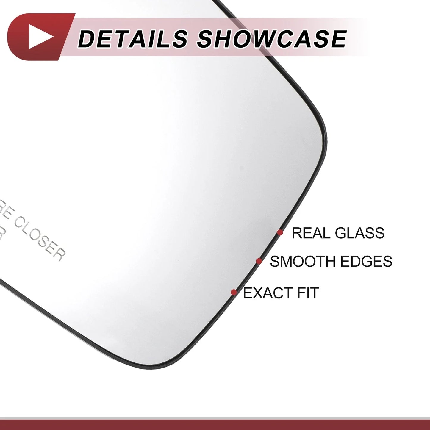 Heated Right Passenger Side Mirror Glass for Dodge RAM 1500 2500 (2019-2023)