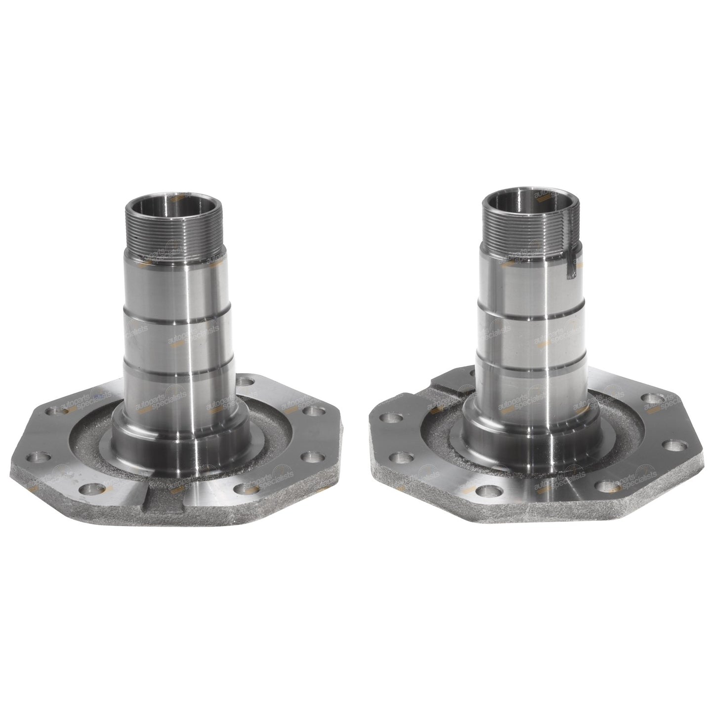 2 Front Hub Steering Knuckle Spindles for Land Cruiser (1976–2007)