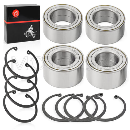 Set of 4 Heavy Duty Front & Rear Wheel Bearings for Polaris RZR 570 800 (2008–2022)