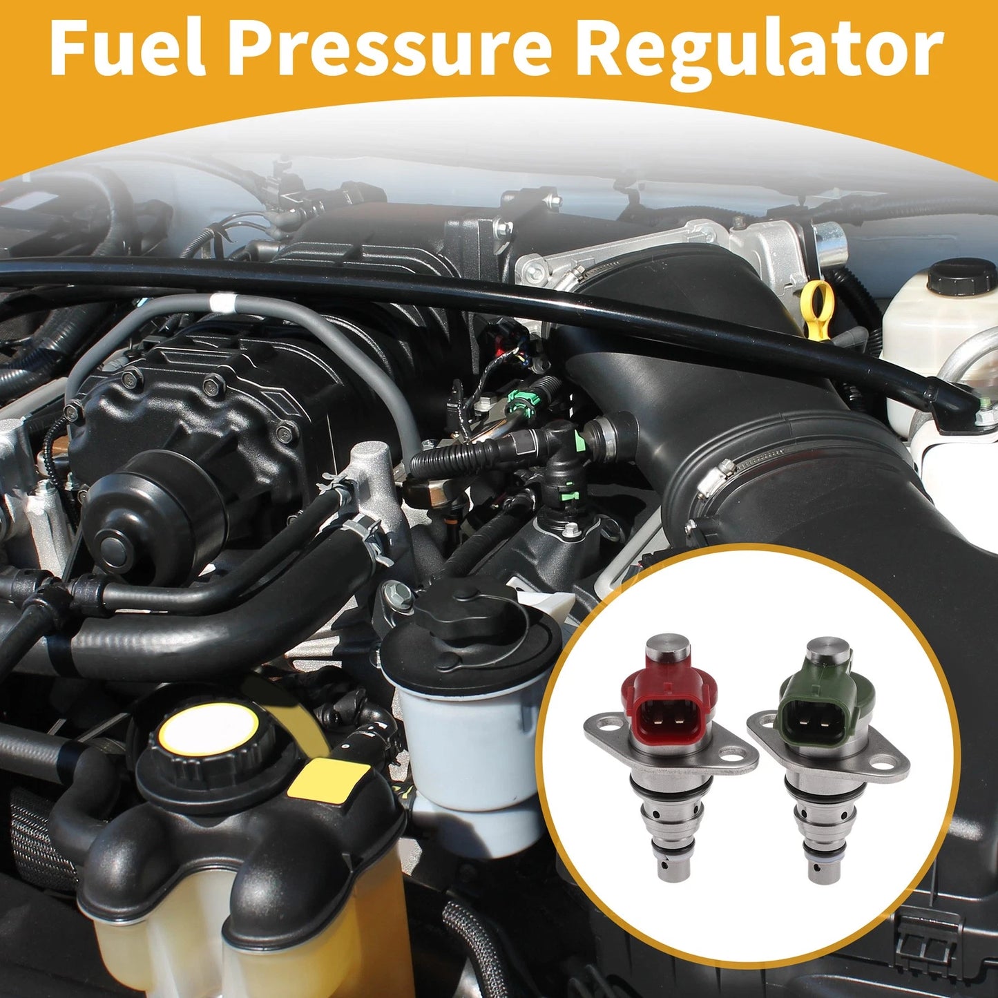 2X Fuel Pressure Regulator No.0967100120 for Vauxhall Vectra (2003–2008)