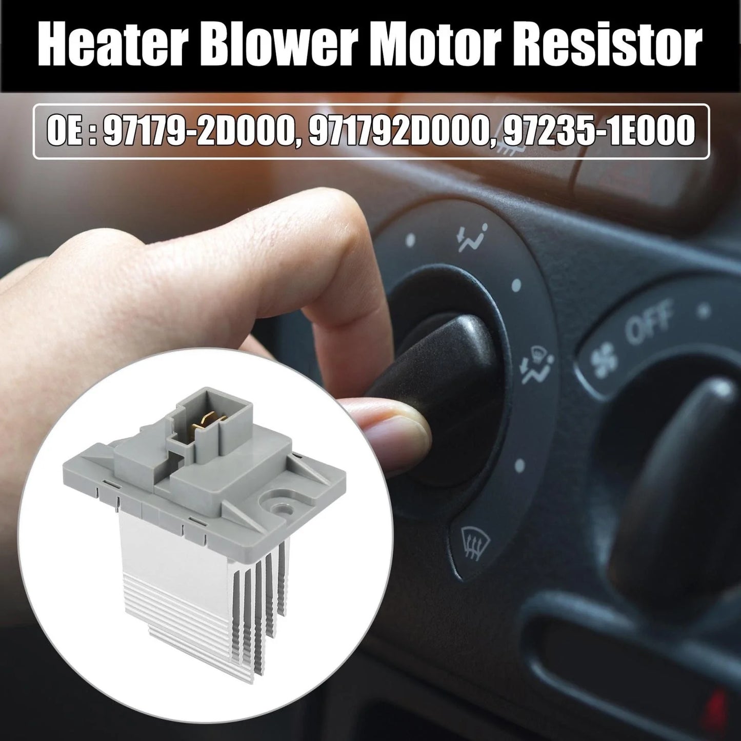 Heater Control Blower Motor Resistor for Hyundai Elantra (2000-2006)