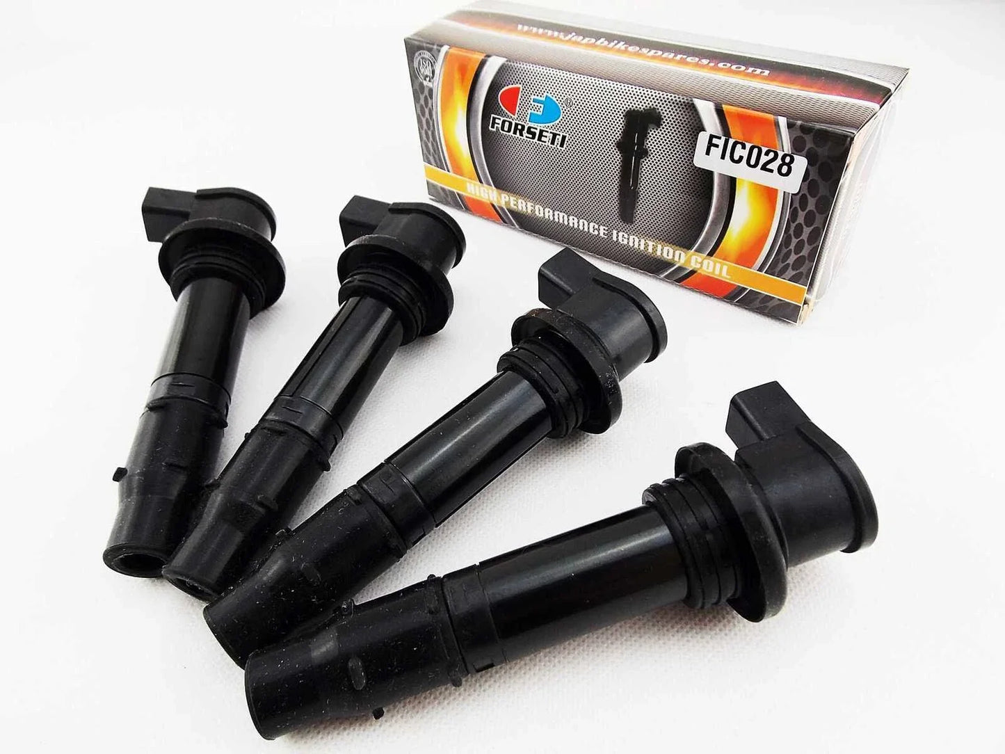 4 x FORSETI Ignition Stick Coil Spark Plug Caps for YAMAHA YZF-R7 (1999)