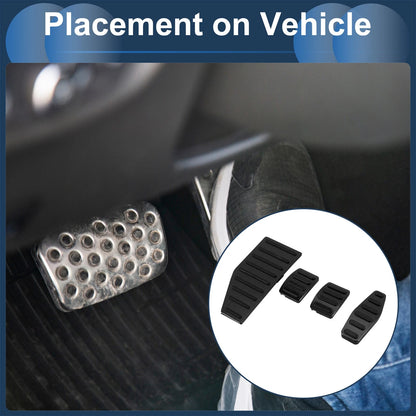 Set of 4 Manual Foot Accelerator Pedal Covers for Suzuki Jimny (2018–2022)
