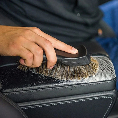 Horsehair Detail Brush for Car Seats and Sensitive Fabrics