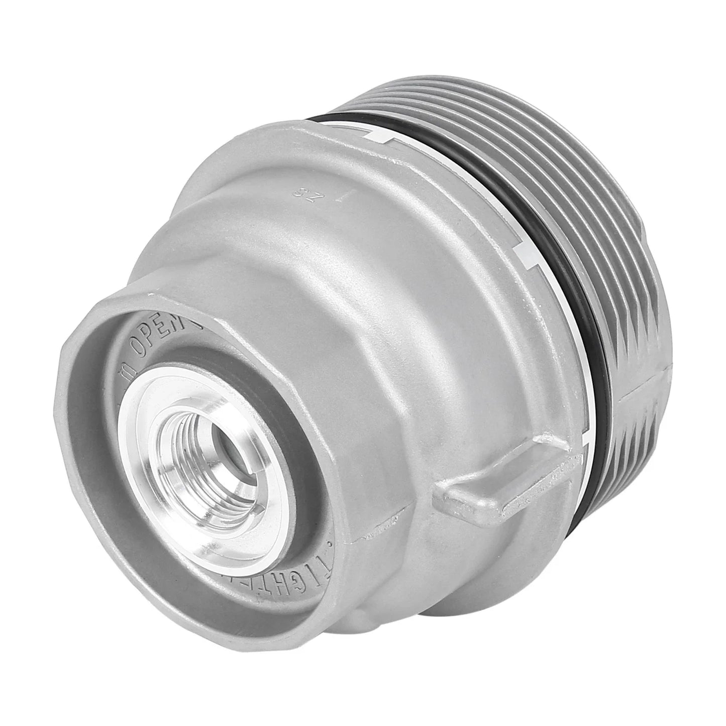 Silver Tone Oil Filter Cap Cover for Lexus Toyota (2000-2023)