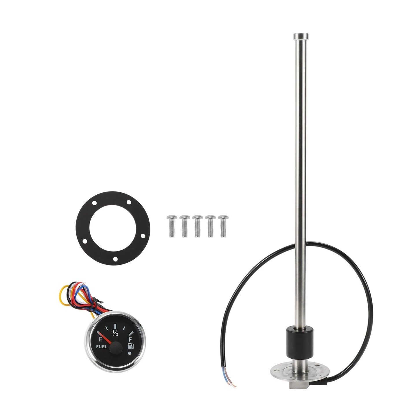Fuel Sending Unit and Gauge Kit 240-33 Ohm for Boat Car Truck (406mm)