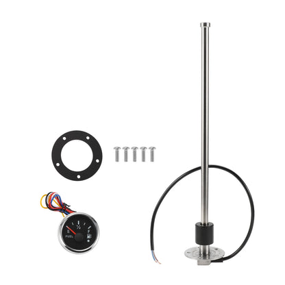 Fuel Sending Unit and Gauge Kit 240-33 Ohm for Boat Car Truck (406mm)