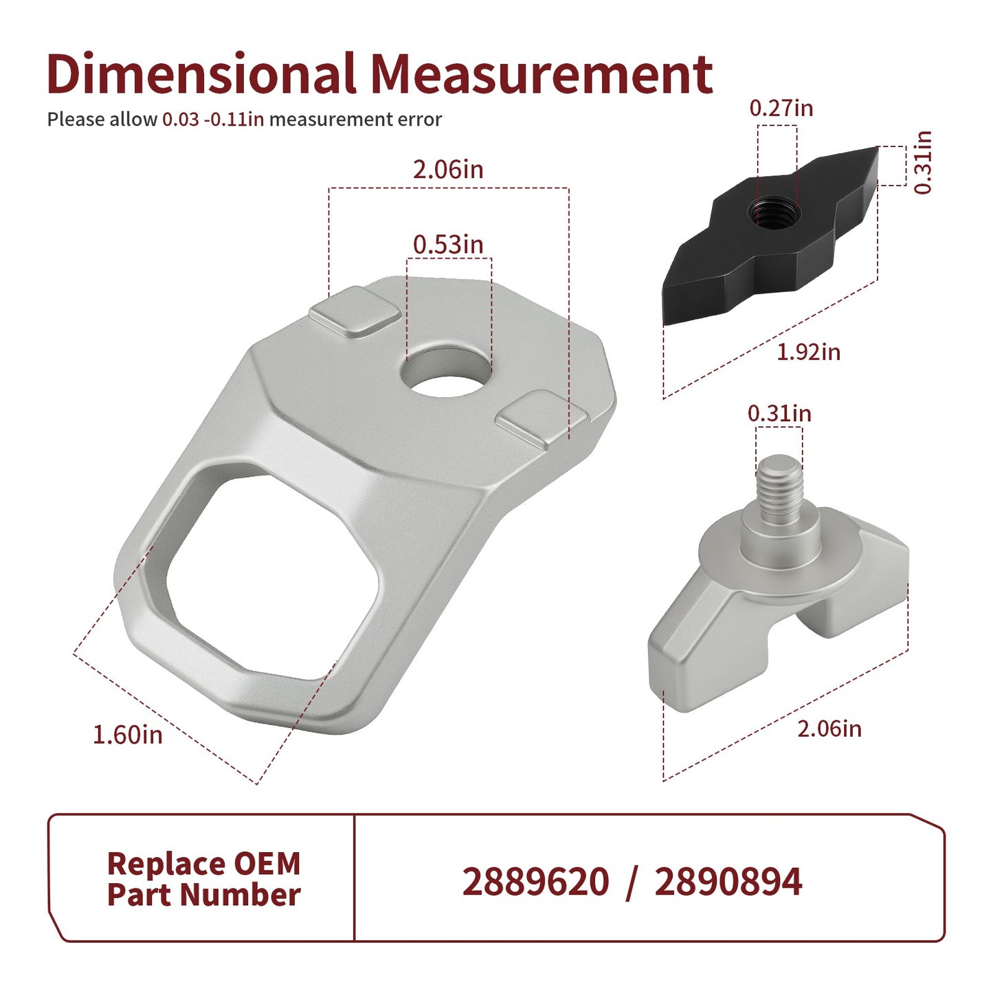 Set of 4 Lock & Ride MAX D-Rings for Polaris Ranger XD 1500 (2024–2025)