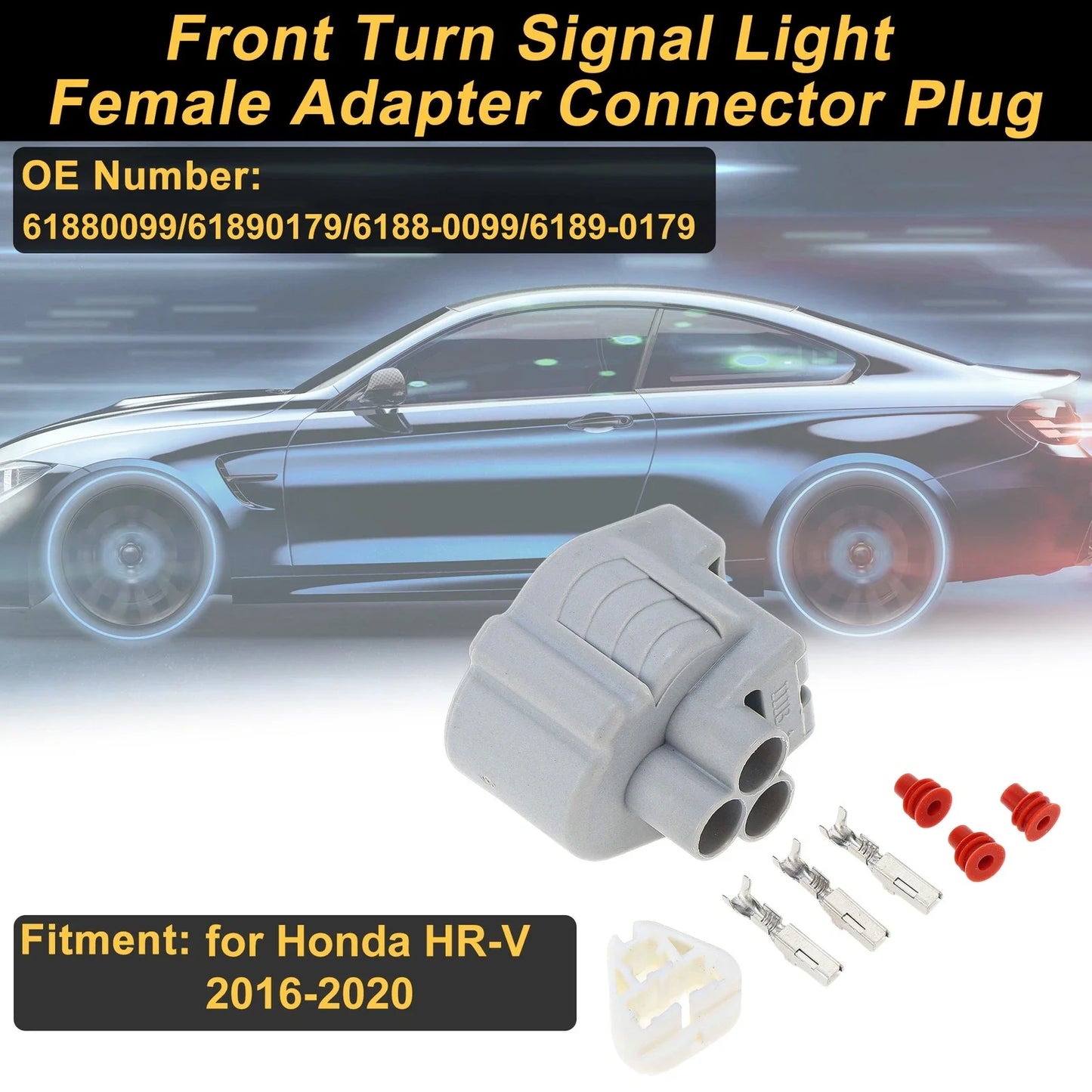 3 Pin Ignition Coil Connector Plug for Honda HR-V (2016-2020)