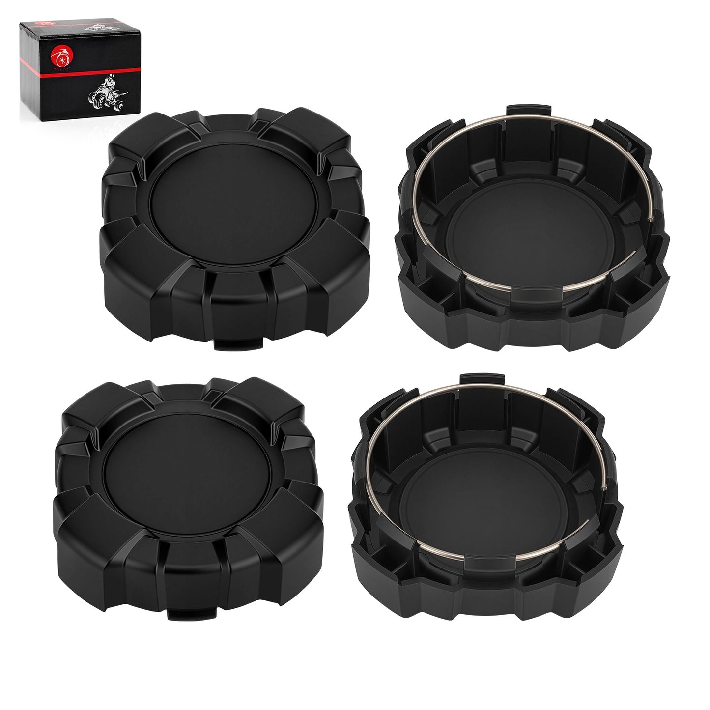 Set of 4 Wheel Center Caps for Polaris General 1000 (2016–2025)
