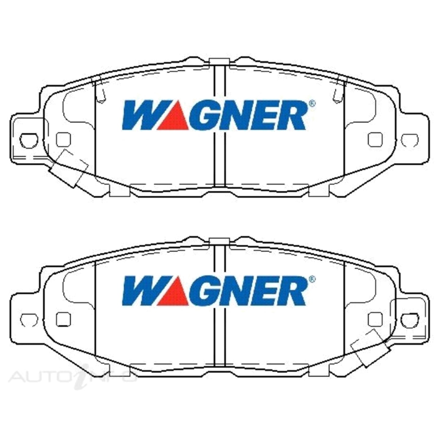 Rear Disc Brake Pad Set for Toyota Chaser (1996–2001)