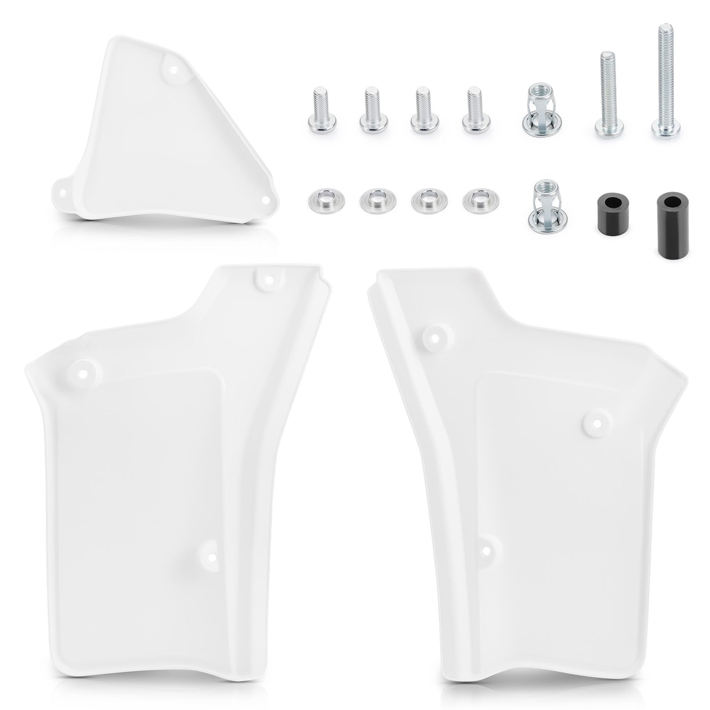 Side Panels for Honda XR200R (1984–2002) Left Right Cover White Plastic