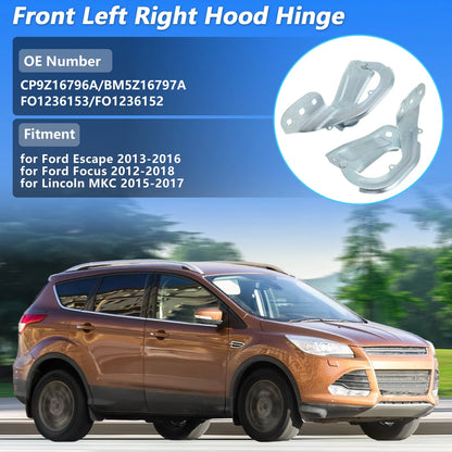 Front Hood Hinge for Ford Escape, Focus, Lincoln MKC (No.CP9Z16796A/BM5Z16797A)