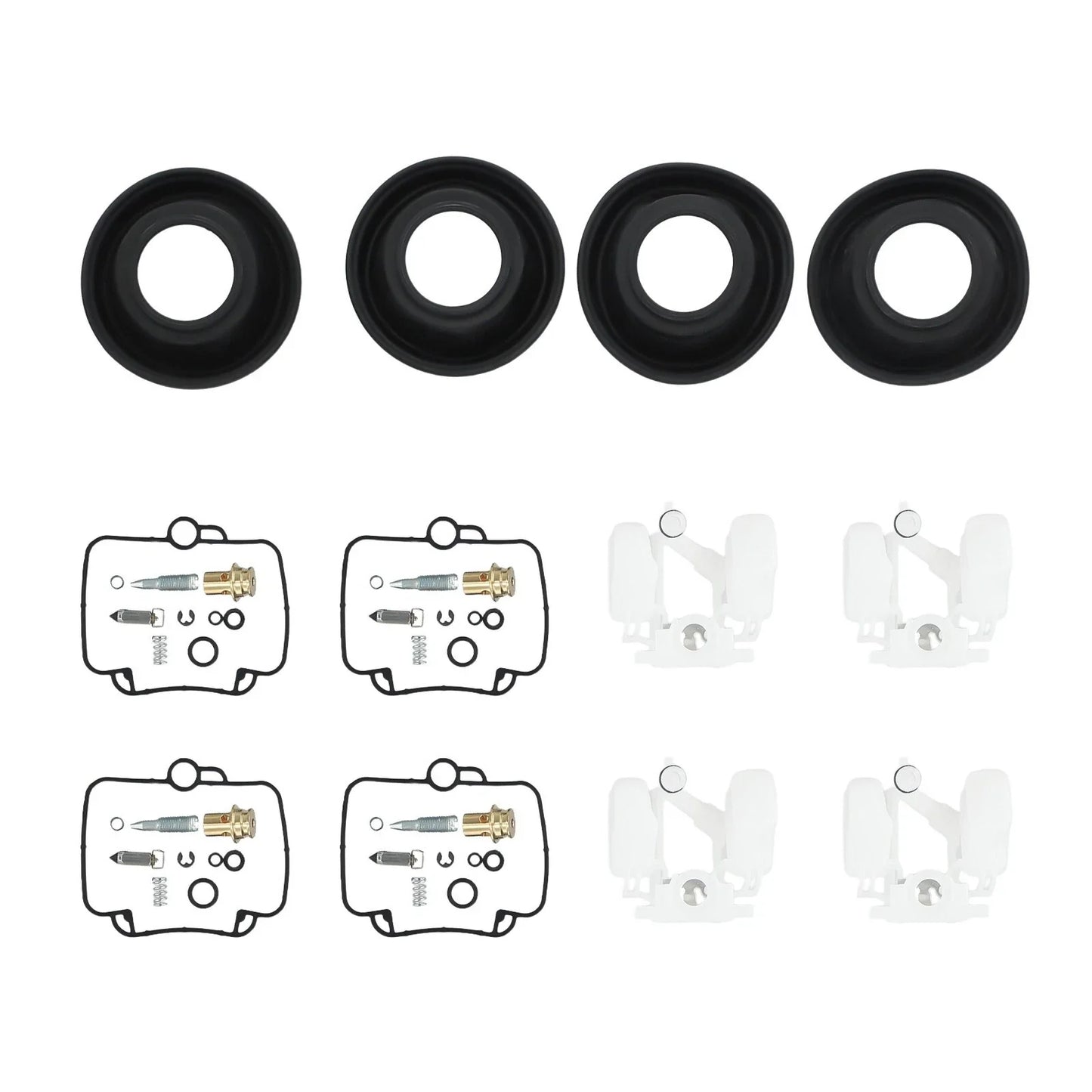4x Carburetor Diaphragm Rubber for Suzuki Katana (1991–1993)