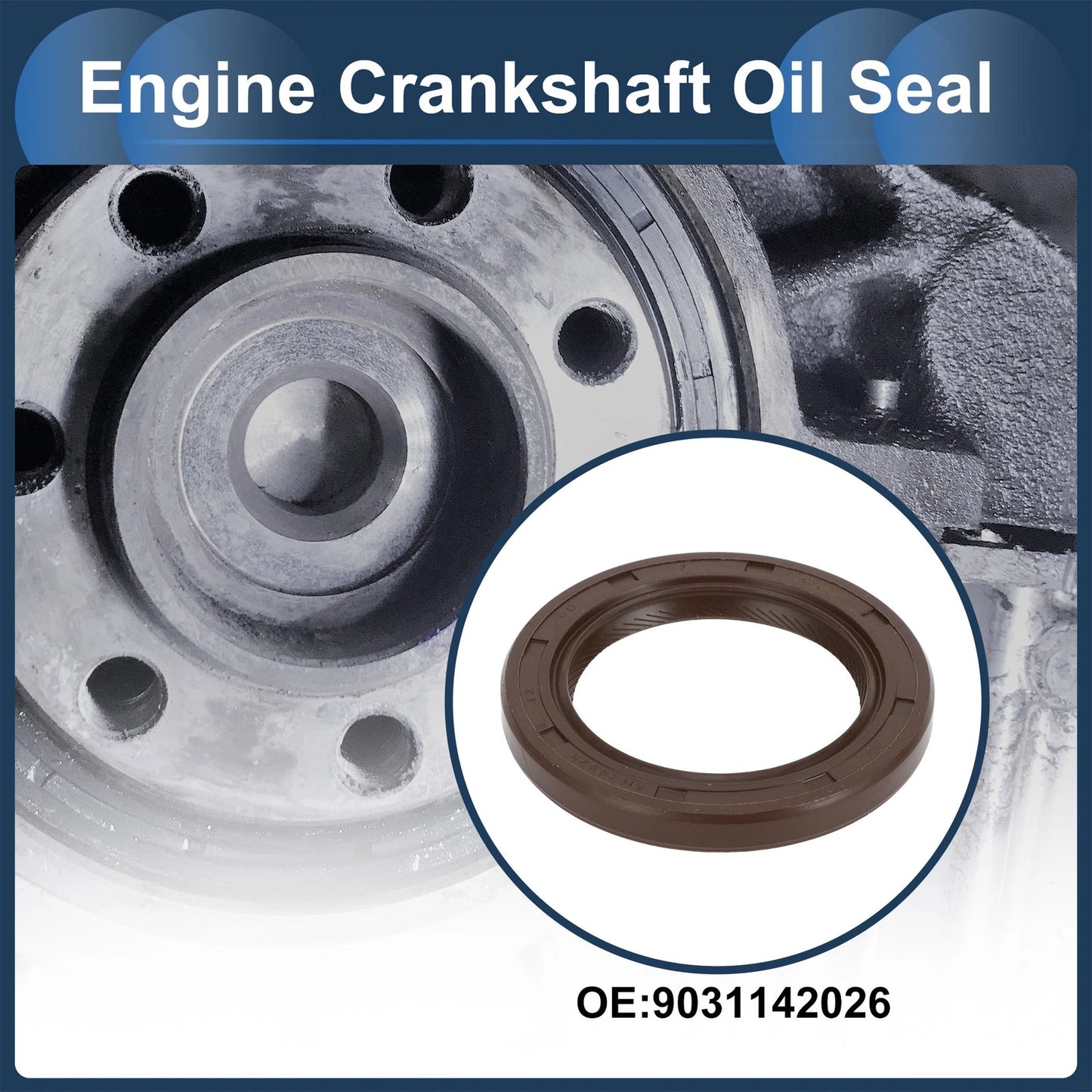 1 Pc Front Crankshaft Oil Seal for Toyota Celica Camry (1990–1997) No. 90311-42026