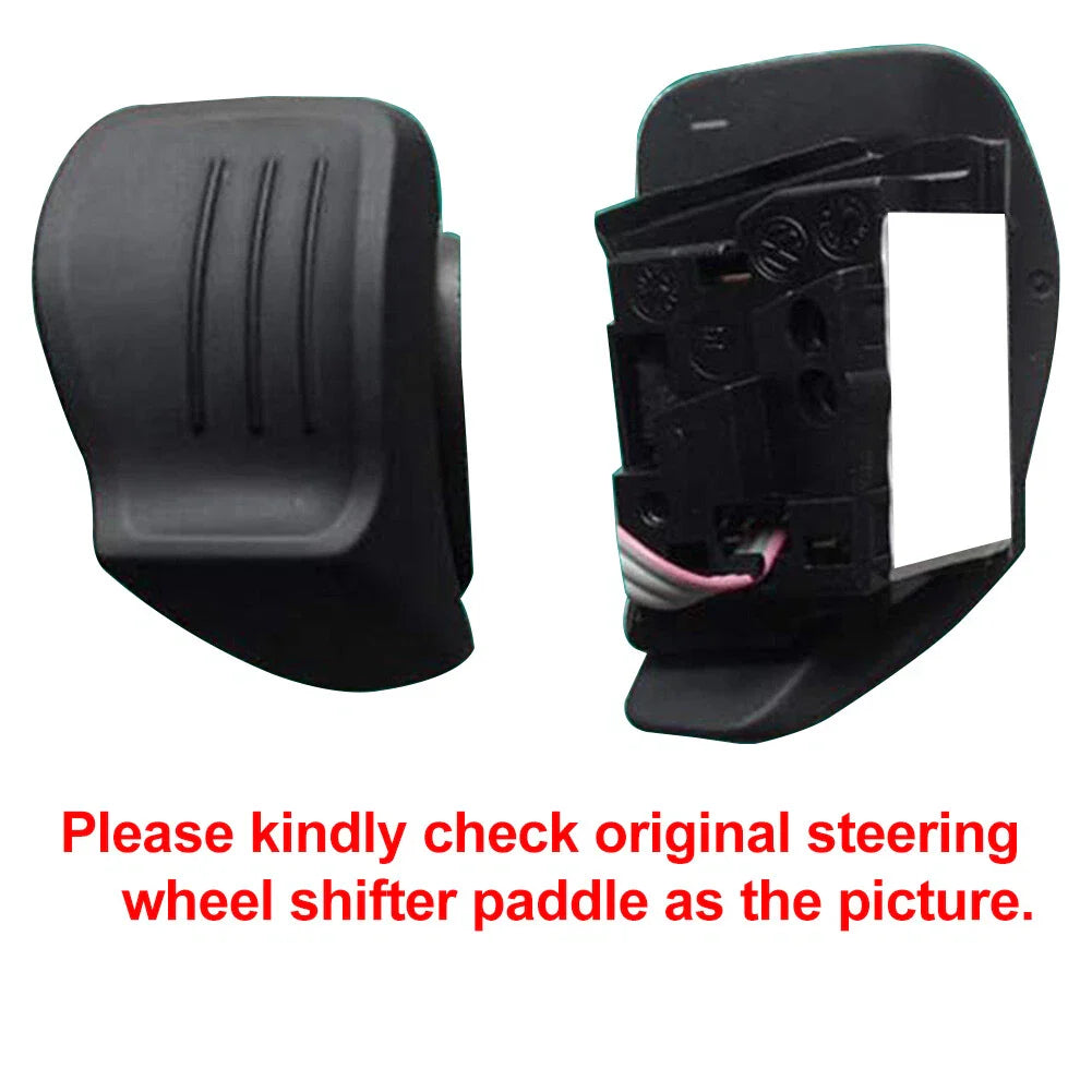 Black Steering Wheel Paddle Shifter Extensions for VW Golf Jetta Passat Polo