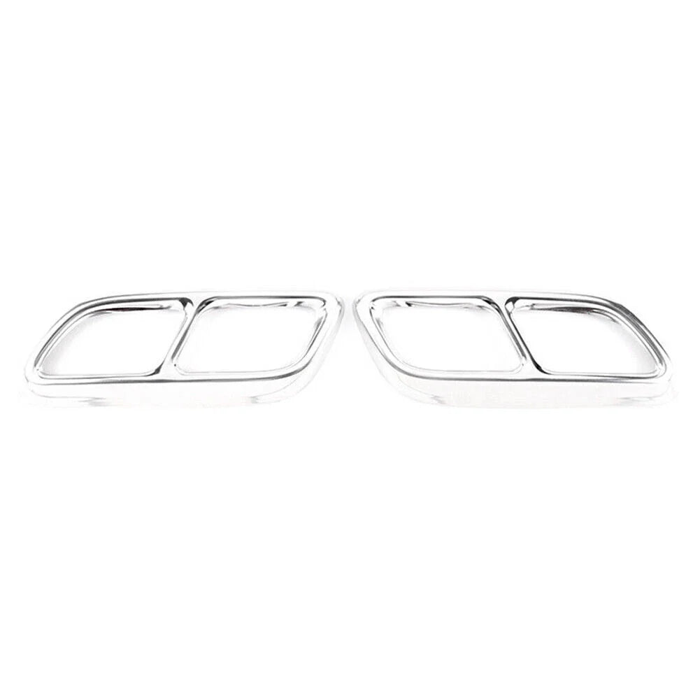 Stainless Steel Rear Exhaust Muffler Pipe Cover Trim for Cadillac CT5 (2020-2023)